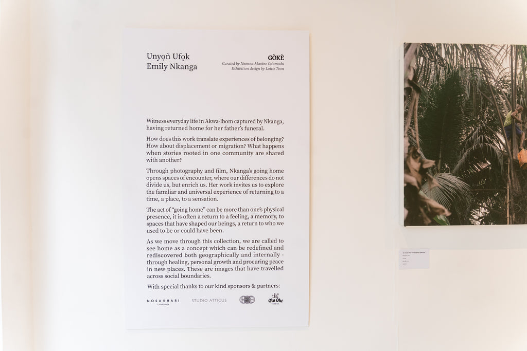 Mr Monday Peter Umoh tapping a palm tree